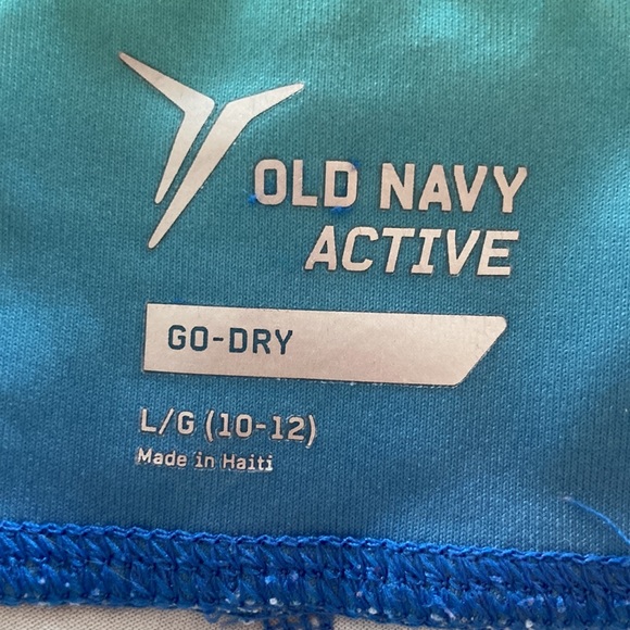 OLD NAVY💫 Girls Ombré Blue Active Sport Capri - Picture 7 of 8